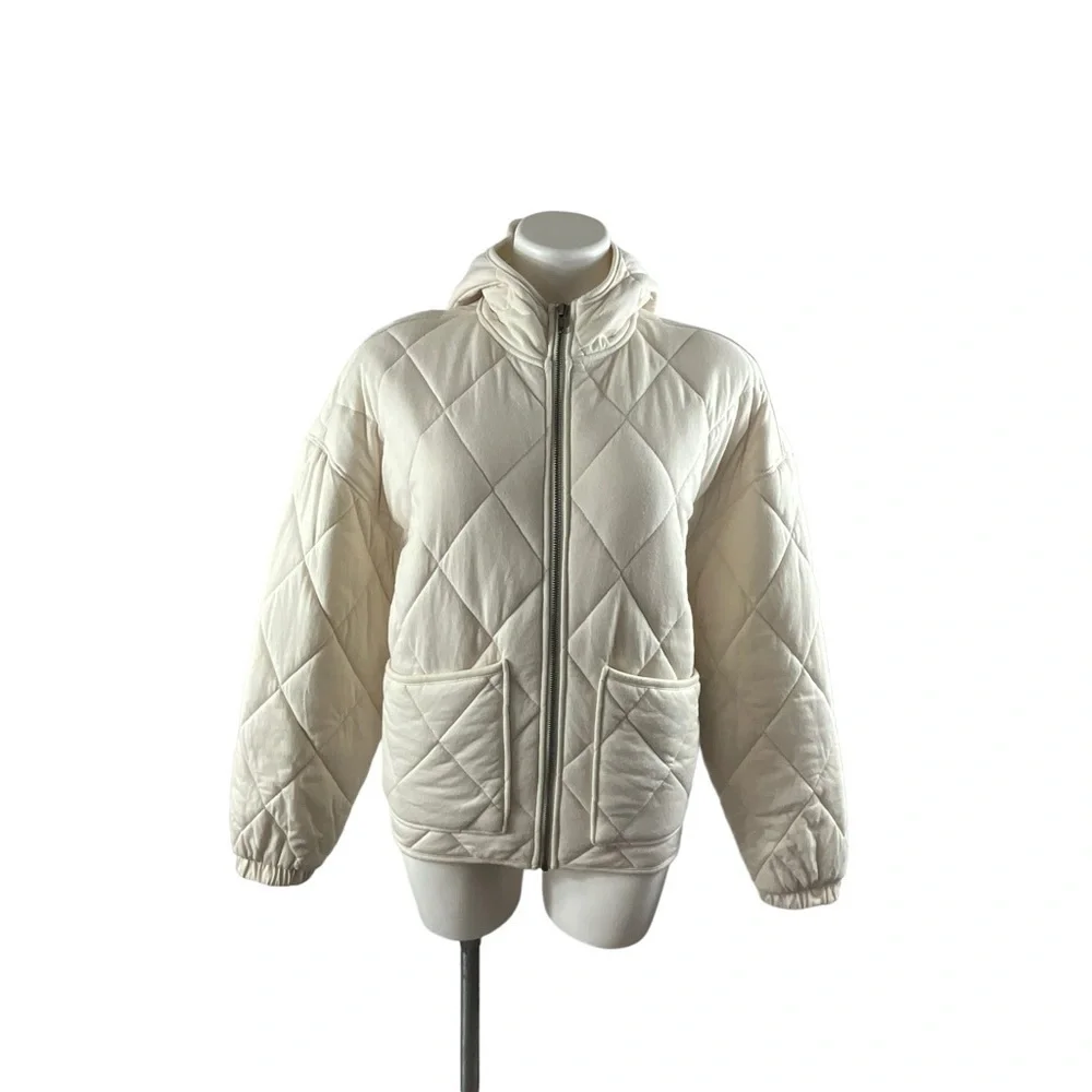 Wild Fable Quilted Puff Hooded Coat